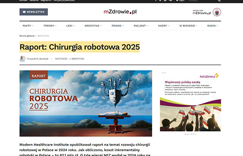 Raport: Chirurgia robotowa 2025