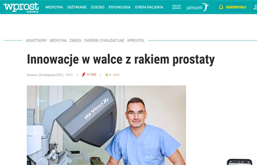 RAK PROSTATY. O CO PACJENCI NAJCZĘŚCIEJ PYTAJĄ UROLOGA?