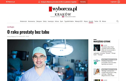 O RAKU PROSTATY BEZ TABU